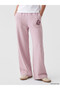 Özmarka New Season Lilac Printed Women's Sweatpants with Elastic Waist - 2