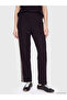 Özmarka New Season Black Soft Touch Women's Sweatpants with Elastic Waist - 2