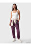 Vizyon New Season Plum Soft Touch Women's Jogger Sweatpants