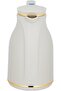 ALSAIF BLU Coffee and Tea Vacuum Flask, leak-proof and keeps drinks hot, 1L, Grey/Gold - 2