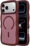 جراب هاتف ZTOFERA لهاتف iPhone 17 Pro Max متوافق مع MagSafe، بإطار مموج وشفاف غير لامع