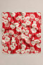 Red White Pop Art Figure Pattern Scarf Bandana 50X50 cm