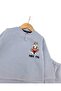 Baby Boy Winter 3 Thread Yarn Rastered Ride on Printed 6-9-12-18-24 Months 2-Piece Top and Bottom Set - 4