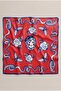 Red Rose Snake and Masked Portrait Pattern Scarf Bandana 50X50 cm