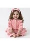 Girl's & Baby's Winter Pompom Set, Pants & Sweater Set, 3-Piece Set