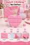 Heart-Shaped Chocolate Design Mini Notepad – Cute Lined Pocket Notebook with Love Pattern 9 X 8.5 cm