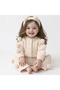 Girl's & Baby's Winter Pompom Set, Pants & Sweater Set, 3-Piece Set