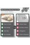 Baborech 2-Piece Leaf Pattern Drying Mat Set, Super Absorbent Stone Dish Drying Mat for Table - 2