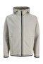 Jjebase Sweat Zip Hood Sn Light Gray Men's Coat 12289209 - 6