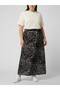 Plus Size Women's Elastic Waist Skirt - 2