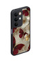 C85 5g Compatible Burgundy Patterned Shockproof Case with Camera Protection - 4