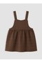 Lcw Baby Brown Baby Girl Gabardine Dress and Blouse - 4