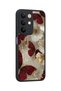 C85 5g Compatible Burgundy Patterned Shockproof Case with Camera Protection - 2