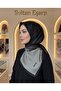 Crystal Scarf - Gradient - 1070950-913 - Black, Silver