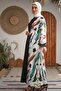 Refined Printed Abaya – Soft Cotton-Silk Blend for a Luxurious Feel - 3
