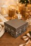 Vintage Leaf Patterned 3-Piece Gift Box Set Decorative Storage Box - 4