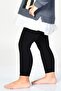Girl's Thermal 200 Denier Tights - Black - 2