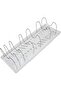 Pots and Pans Organiser, Expandable Cookware Rack, Stainless Steel and HIPS, Adjustable Compartments