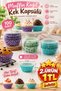 100 Pieces of 5.7 cm Round Thin Muffin Paper Cake Capsules 2.5 cm Depth