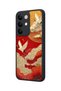 C85 5g Compatible Peony Patterned Camera Protected Shockproof Case - 3