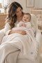 Tasseled Gots Certified Muslin Baby Blanket 90X120 cm Pure Breeze - 2