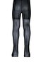 Girl's Şebnem Patterned Micro Mesh Pantyhose - Black