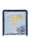Riviera Margarita Light Blue Lemon and Cocktail Patterned Fringed Throw Pillow Cover - 4
