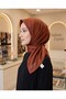 Crystal Scarf - Solid Color - Stone Embroidered Logo - 941 - Tile