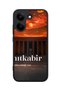 X8 Pro Compatible Anıtkabir Patterned Camera Protected Shock-Resistant Case