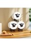 2 Pack Sheep Toilet Paper Roll Holder- Fun Bathroom Decor, Black Sheep Self Standing Bathroom Set, O - 6