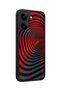 X8 Pro Compatible Red Spiral Patterned Camera Protected Shockproof Case - 2