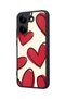X8 Pro Compatible Red Heart Patterned Camera Protected Shockproof Case - 3