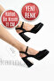 Black Satin Evening Dress Shoes - 11 cm Closed-Front Heeled Shoes - 2