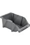 Plastic Storage Bin #4-295x195x130mm- Stackable Storage Container, Spacious and Easy-to-Clea