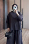 Women's Seasonal Cupra Pike Basic Skirt Trousers Hijab Set 3858 Brown - Premium Series - 2