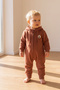 Hooded Winter 2-Piece Baby Boy Jumpsuit