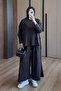 Women's Seasonal Cupra Pike Basic Skirt Trousers Hijab Set 3858 Brown - Premium Series - 3