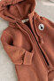 Hooded Winter 2-Piece Baby Boy Jumpsuit - 4
