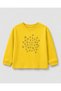 Glitter Stars Girls Yellow 100% Cotton T-Shirt (2-8 Years)