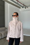High Collar Double Breasted Soft Anti-Pilling Cashmere Fabric Women's Cashmere Coat Jacket