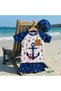 Boy's White Hat Swimsuit Set - 3 Pieces - 3