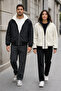 Double-Sided Stand Collar Bomber Jacket - 2