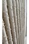 Linen Textured Pompom Cream Panel Background Curtain (Single Panel) - 4