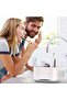 Toothbrush Holder with Drainage Hole, Bathroom Countertop Dispenser Vanity Stand Organizer, Storage - 5