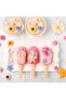 5 Pcs Grey Flower Molds, Durable Soft Daisy Design Mould, Muti-Functional Decorative Silicon - 6