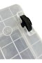 Plastic Storage Box Multipurpose Transparent Plastic Storage Box With Wheels And Lockable Lid Clear/ - 3