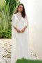 Chiffon Bridal Cape 148 cm |   Transparent Wedding Dress Cape |   Long Bridal Cape |   Elegant Wedding Cape - 2