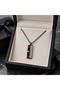 Piano Keyboard Figured Necklace – Black and Red Design Special for Music Enthusiasts - 3