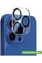 3D Curved Tempered Glass Camera Lens Protection for iPhone 13 Pro Max - Clear - 3