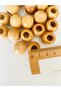20 Pieces, Varnished and Polished, 10 mm Inner Diameter Quality Wooden Beads - 3